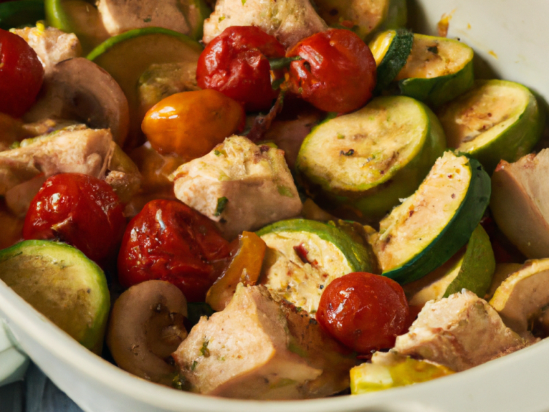 Casserole: Chicken Zucchini&nbsp;Tomato