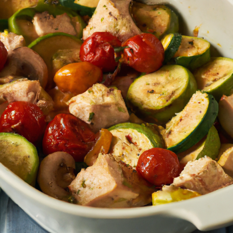 Casserole: Chicken Zucchini&nbsp;Tomato